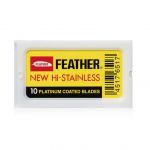 10 Lâminas Feather New Hi-Stainless