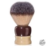 Fine Angel Hair Brush 'Stout' 24mm Ivory/Crimson