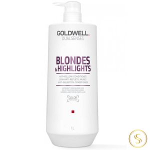 Goldwell Dualsenses Blondes & Highlights Anti-Yellow Condicionador 1000ml