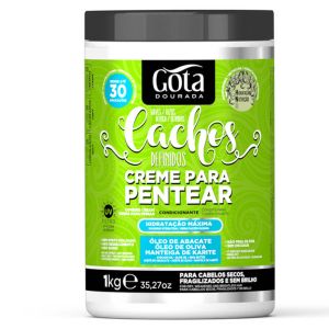 Gota Dourada Creme Pentear Cachos Definidos 1kg