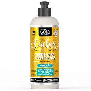 Gota Dourada Creme Pentear Cachos Leves 500ml