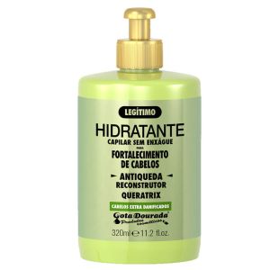 Gota Dourada Creme Pentear Fortalecimento Anti-Queda Queratrix 320ml