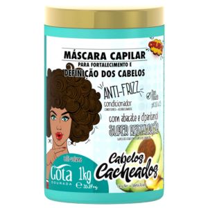 Gota Dourada Mascara Fortalecimento Cacheados 1kg