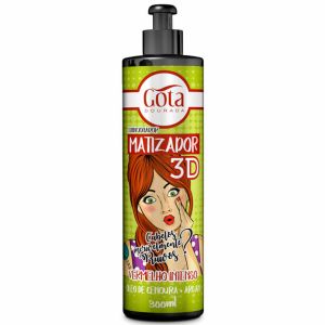 Gota Dourada Matizador 3d Vermelho Intenso 300ml