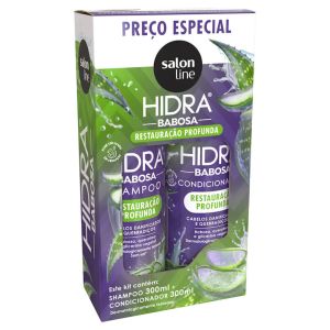 Kit Shampoo e Condicionador Hidra Babosa Salon Line 300ml