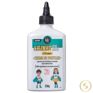 Lola Kids Creme de Pentear Lisinho, Leve e Solto 250g