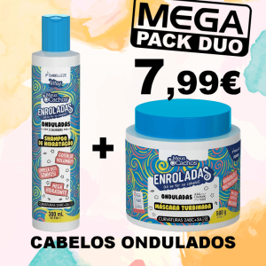 Mega Pack Duo Novex Onduladas Máscara e Shampoo