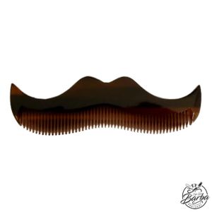 Morgans Moustache Comb Amber