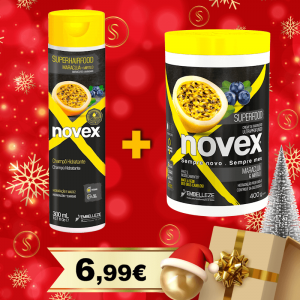 Natal Novex Maracujá e Mirtilo Shampoo e Máscara