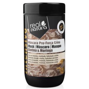 Real Natura Máscara Sem Sal Pro-Força Crina 1kg