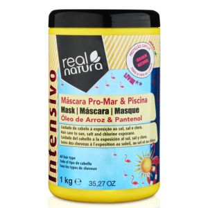 Real Natura Máscara Sem Sal Pro-Mar E Piscina 1kg