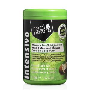 Real Natura Máscara Sem Sal Pro-Nutrição Extra Coco 1kg