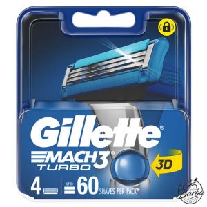 Recarga Gillette Mach3 Turbo 4 Lâminas