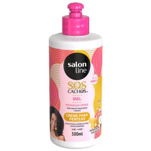 Salon Line SOS Creme Pentear Mel Cachos IntenSOS 300ml