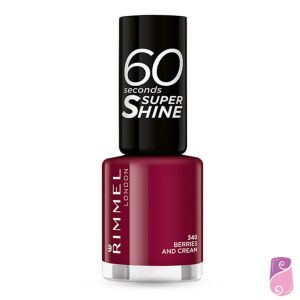 Verniz Rimmel London 60 Seconds #340 Berries and Cream 8ml